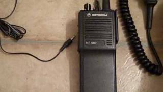 Motorola HT1000 450512 UHF TwoWay Radio Package [upl. by Aissyla]