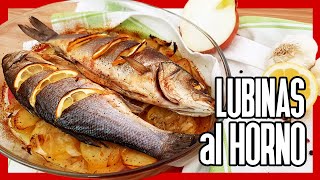 😋 Cómo Hacer LUBINA al HORNO con PATATAS ► JUGOSA y Muy Fácil [upl. by Colt709]