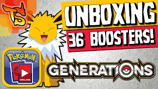 Pokémon TCG  Unboxing Digital Booster Box GenerationsGerações [upl. by Jezabel]