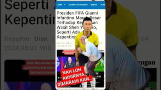 NAH LOH‼️ Presiden FIFA Marahi Wasit Shen Yin Hao [upl. by Dorri]