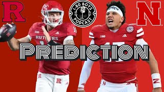 RUTGERS SCARLET KNIGHTS VS NEBRASKA CORNHUSKERS PREVIEW amp PREDICTION [upl. by Carvey]