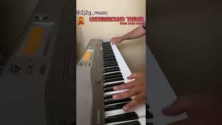 Super Mario Bros Underground Theme Piano Cover 🎶🎹🕹️ music piano cover supermariobros [upl. by Allerym]