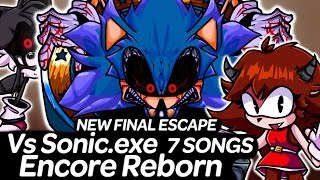 Vs Sonicexe Encore Reborn New Remixes and Sprites  Friday Night Funkin [upl. by Madea]