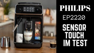 Philips EP2220 Sensor Touch Kaffeevollautomat im Test [upl. by Homovec]