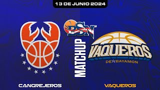 Vaqueros de Bayamón vs Cangrejeros de Santurce  VaquerosBSN 2024 [upl. by Niltiac171]