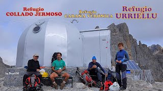 Ruta Refugios Collado Jermoso  Cabaña Verónica  Urriellu II etapa travesía por Picos de Europa [upl. by Nichy]