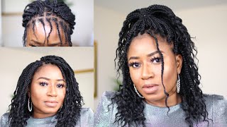 PARTIAL INDIVIDUAL CROCHET BRAIDS WITH AFFORDABLE HAIR [upl. by Limaj282]