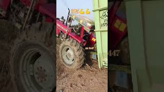 Massey 385 power with Lord troli  tractor video  tractor stunts video tractorvideo khuramakramr [upl. by Noived]