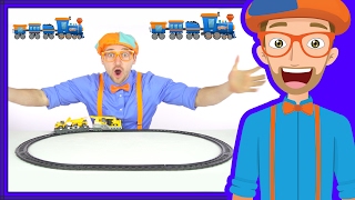 Trains for Children by Blippi  The Train Song [upl. by Che358]