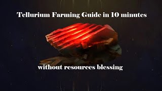 Warframe 2024 Tellurium Farming Guide in 10 minutes without resources blessing warframe [upl. by Aramenta]