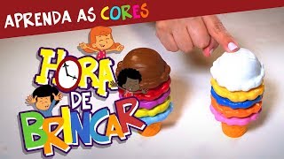 3 Palavrinhas  Hora de Brincar  Aprender as Cores [upl. by Tiedeman]