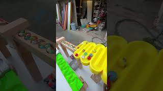 Marble Run ☆ HABA Wave Slope amp Wooden Course 4 [upl. by Nivrac477]