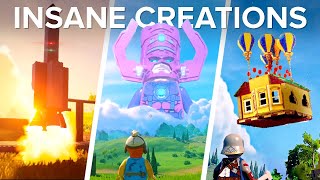 10 Insane CREATIONS In LEGO Fortnite [upl. by Chasse]