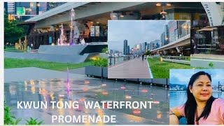 EXPLORING KWUN TONG WATERFRONT PROMENADE AT KOWLOON HONG KONG Arlyn Aquino Vlog [upl. by Anawal]