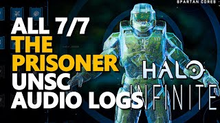 All The Prisoner UNSC Audio Logs Halo Infinite [upl. by Zetniuq]