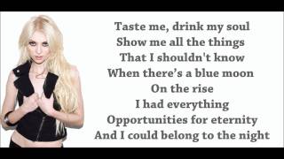 The Pretty Reckless  Make Me Wanna Die Lyrics Video [upl. by Broucek]