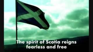 Scotland The Brave Lyrics [upl. by Airalednac]