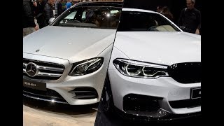 Mercedes Benz E Class Estate vs BMW 5 Series Touring [upl. by Avika600]