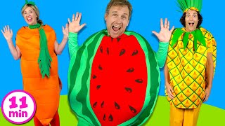 Yummy Fruits and Vegetables  Kids Songs Collection [upl. by Pavior530]