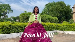 Paon ki Jutti  Full Dance Video  Isha Malviya [upl. by Ellenaej]