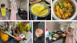 Peheli baar aise vlog banaya  chicken chatpata recipe 😋  full day routine  Zayn ki padai [upl. by Notloc]