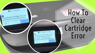 How To Fix HP Ink Cartridge Incompatible Problem [upl. by Nosauq]