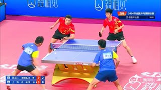 FULL MATCH Xu XinZhou Kai vs Wei ShihaoWang Bo  2024 Chinese National Championships MTF [upl. by Hsac]