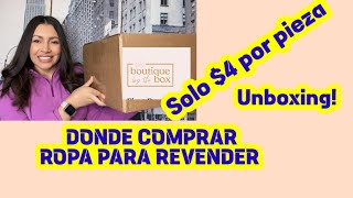 DONDE COMPRAR ROPA PARA REVENDER SOLO 4 POR PIEZA  EMPIEZA TU NEGOCIO CON POCA INVERSIÓN [upl. by Schrader]