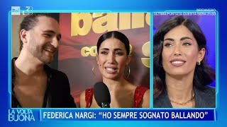 Federica Nargi quotHo sempre sognato Ballandoquot  La Volta Buona 07102024 [upl. by Salomone]