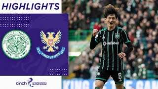 Celtic 41 St Johnstone  Furuhashi and Hatate claim braces  cinch Premiership [upl. by Klusek]