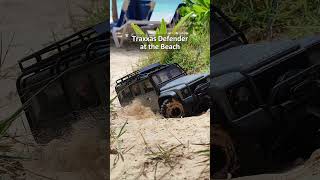 Traxxas Defener at the beach part 1 defender traxxas toys offroad [upl. by Earehs]