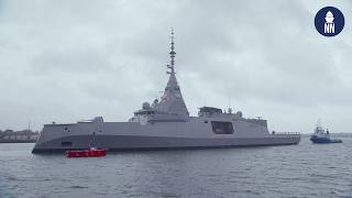 First FDI Frigate Amiral Ronarch Starts Sea Trials [upl. by Tish]