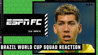 Brazil World Cup squad REACTION Firminos NOT playing better than the other players  Ale Moreno [upl. by Emmerie787]