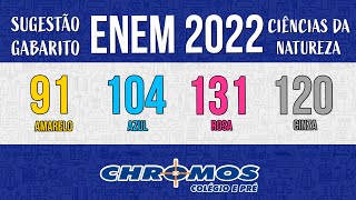 Gabarito ENEM 2022 CHROMOS  Prova Amarela Questão 91  Ciências da Natureza [upl. by Rossner933]