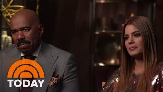 Steve Harvey And Miss Colombia Talk Miss Universe Mistake  TODAY [upl. by Akimrej]