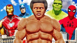 BUFF FRANKLIN Becomes An AVENGER In GTA 5 Super Powers [upl. by Aleel]