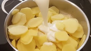 RECETTE DE GRATIN DE POMMES DE TERRE RAPIDE ET FACILE [upl. by Orel]