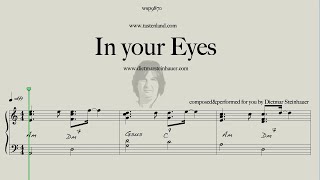 In your Eyes  Easy Piano  Dietmar Steinhauer [upl. by Nikolaus]