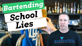 3 Biggest Lies Bartending Schools Tell You [upl. by Mclaurin]