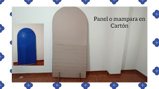 panel o mampara para fiestas en cartónfondo para tus eventos [upl. by Airetahs]