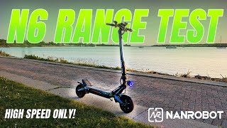 Testing MAX RANGE on the Nanrobot N6 72V Aggressive Riding ONLY [upl. by Haggi300]