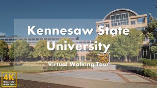 Kennesaw State University Kennesaw Campus  Virtual Walking Tour 4k 60fps [upl. by Erait566]