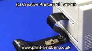 Ribbon Printing Machine Ribbon Printer ZX40 Ultra Ribbon Printer [upl. by Rosabel]