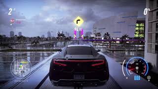 NFS HEAT  HOW TO SMASH THE BILLBOARD IN DOWNTOWN PALM CITY Need For Speed Heat [upl. by Enelav559]