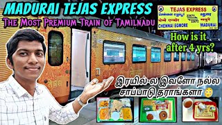 🚂MADURAI TEJAS EXPRESS 20 TRAVEL VLOG Madurai to Chennai  Train amp Food Review  Naveen Kumar [upl. by Alyse]