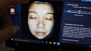 AI intelligent skin analyser LS144 [upl. by Flatto578]