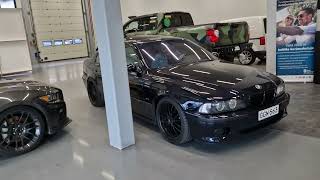 BMW e39 M5 carbon black collecting day [upl. by Wyn]