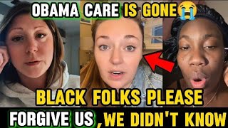 WHITE FOLKS Crying To BLACK FOLKS After Voting Against Obama Care amp It BACKFIRES africanamerican [upl. by Camarata]