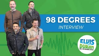 98 Degrees Chats About Their New Christmas Album Plus Touring All These Years Later [upl. by Einor]