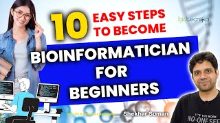 10 Easy Steps For Beginners To Start a Career in Bioinformatics bioinformatics career [upl. by Hairem]